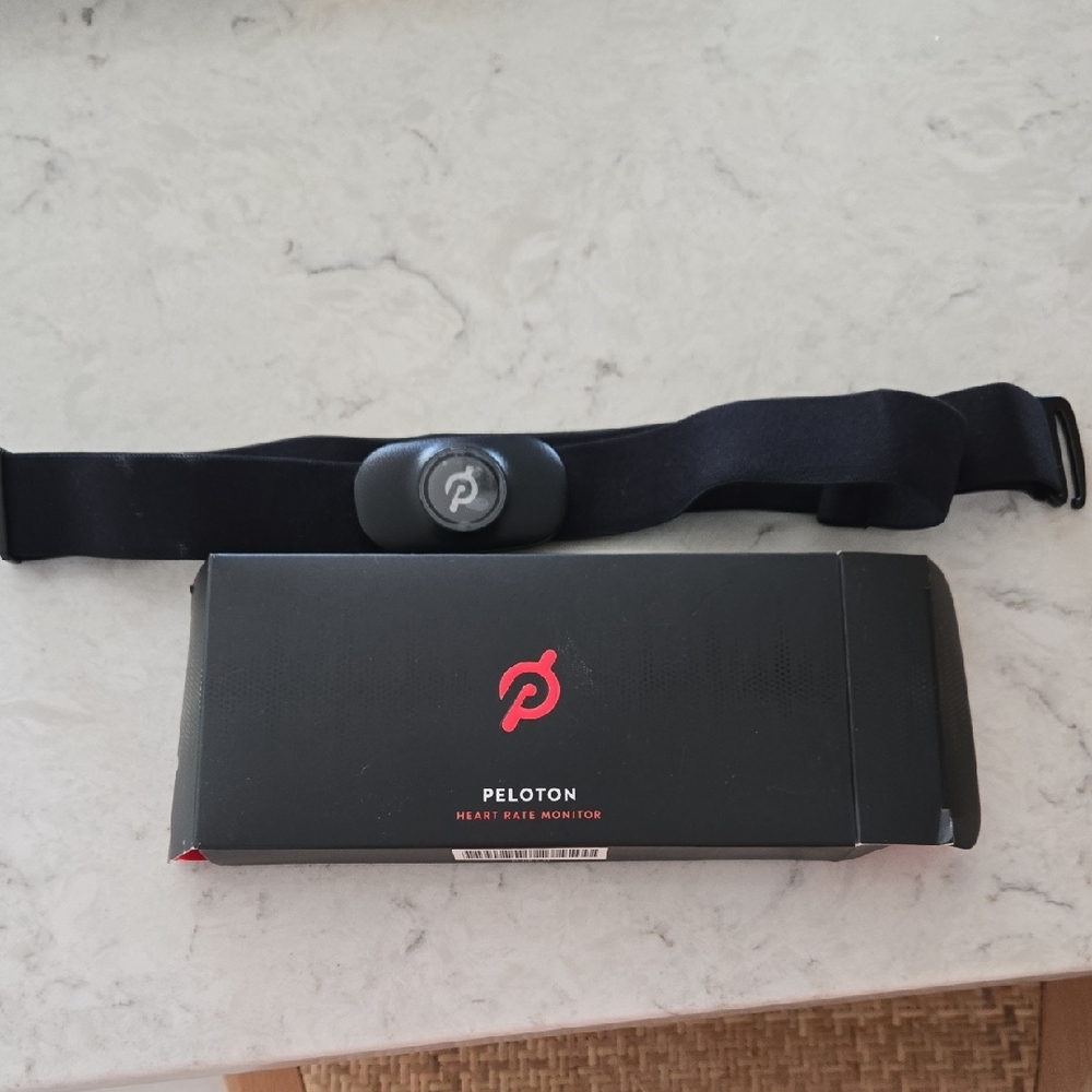 Peloton Black Heart Rate Monitor with Strap
